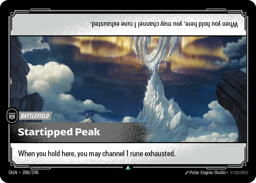 Startipped Peak OGN-288 Riftbound card