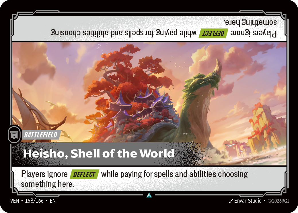 Heisho, Shell of the World VEN-158 Riftbound card
