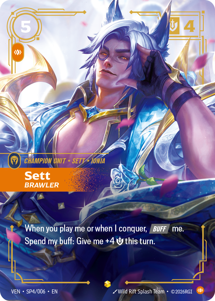 Sett, Brawler VEN-sp4 Riftbound card