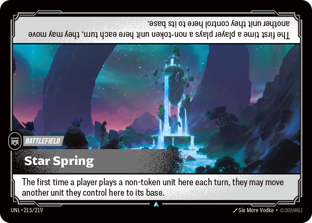 Star Spring UNL-215 Riftbound card
