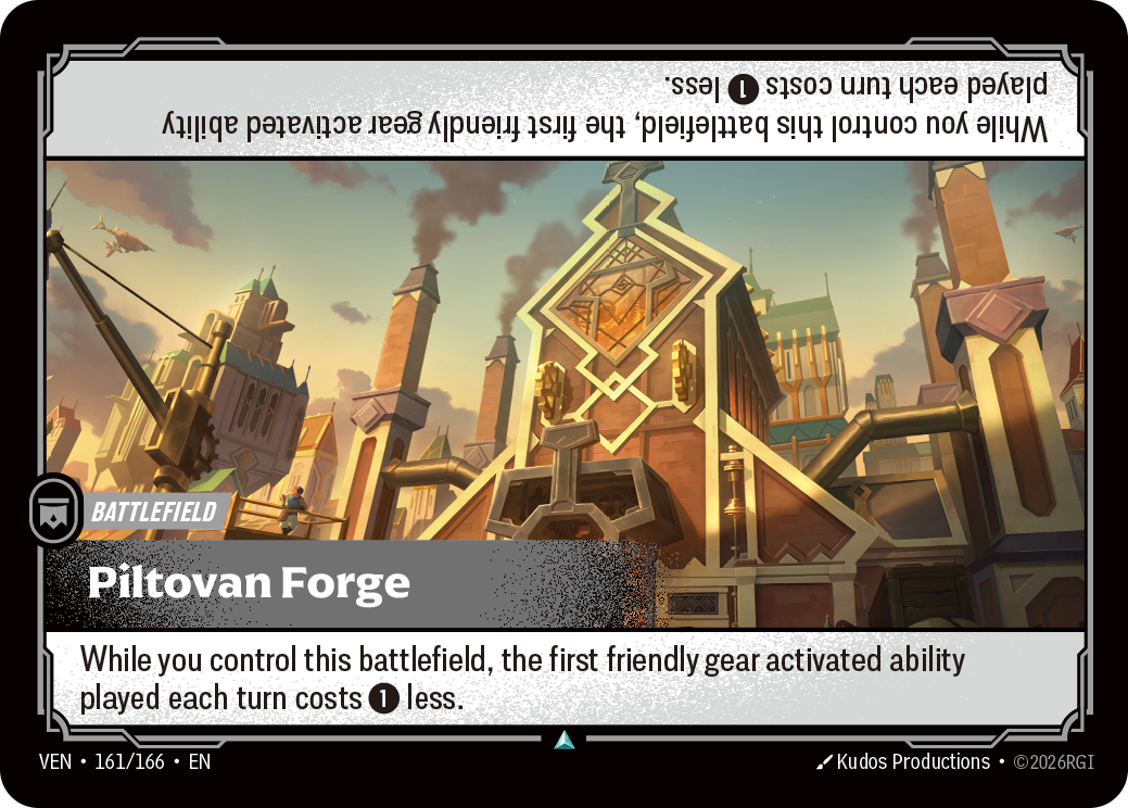 Piltovan Forge VEN-161 Riftbound card