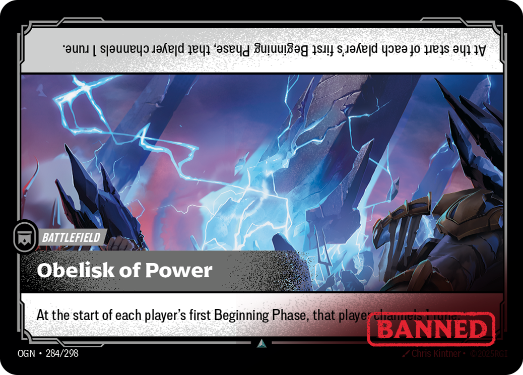 Obelisk of Power OGN-284 Riftbound card