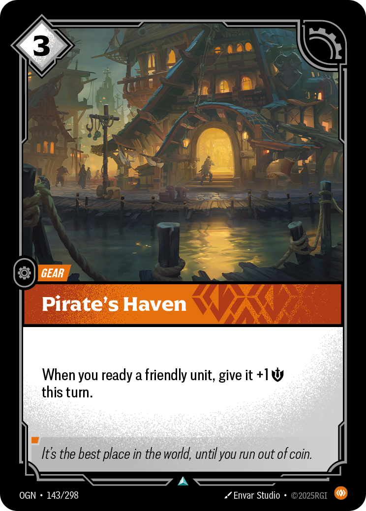 Pirate's Haven OGN-143 Riftbound card