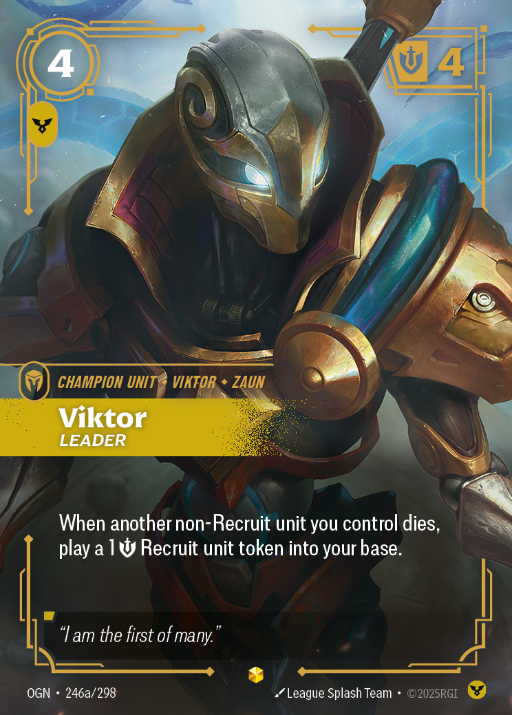 Viktor, Leader OGN-246a Riftbound card