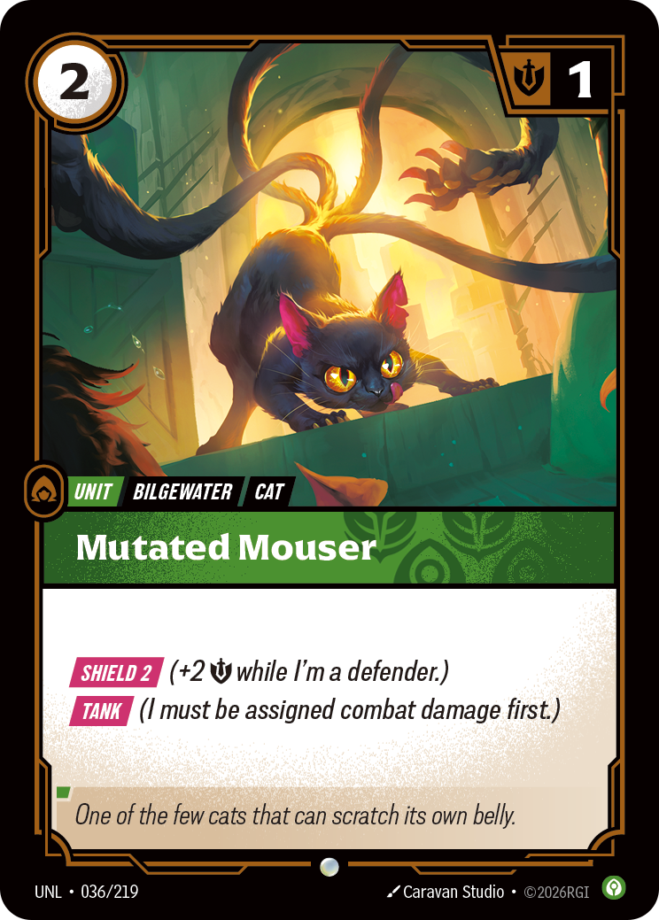 Mutated Mouser UNL-036 Riftbound card
