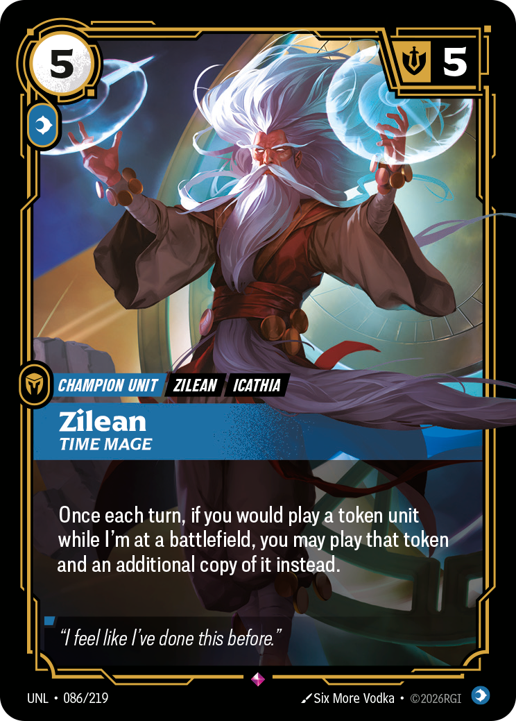 Zilean, Time Mage UNL-086 Riftbound card