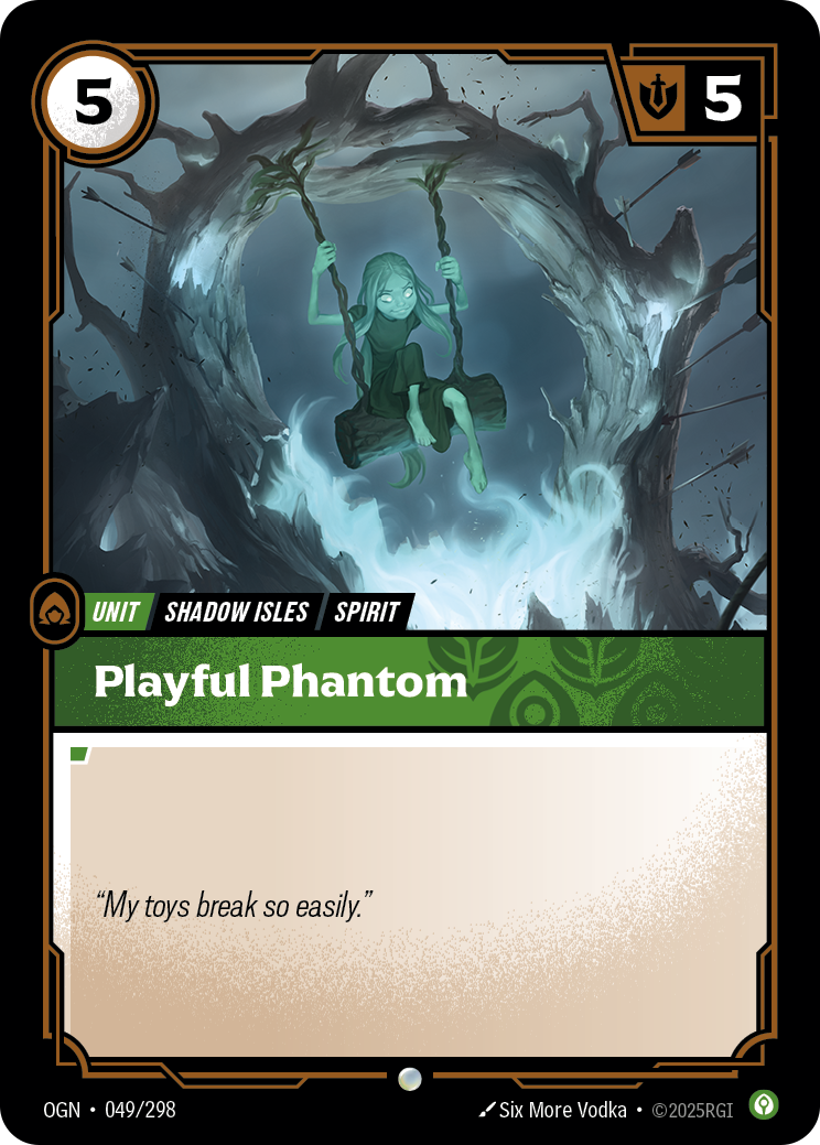 Playful Phantom OGN-049 Riftbound card