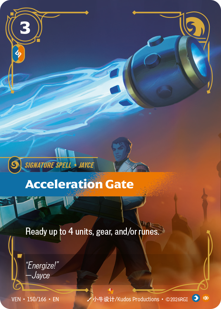 Acceleration Gate VEN-150 Riftbound card