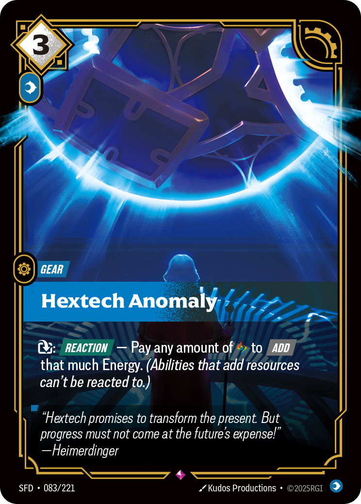 Hextech Anomaly SFD-083 Riftbound card