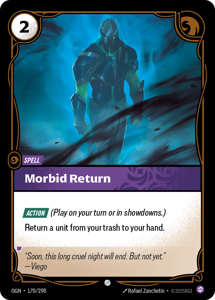 Morbid Return OGN-170 Riftbound card