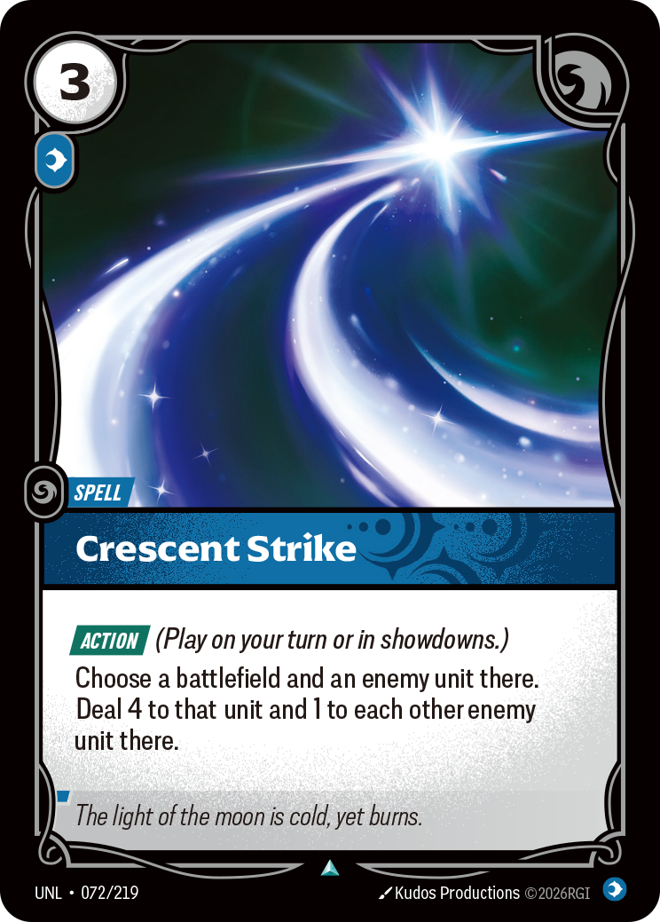 Crescent Strike UNL-072 Riftbound card