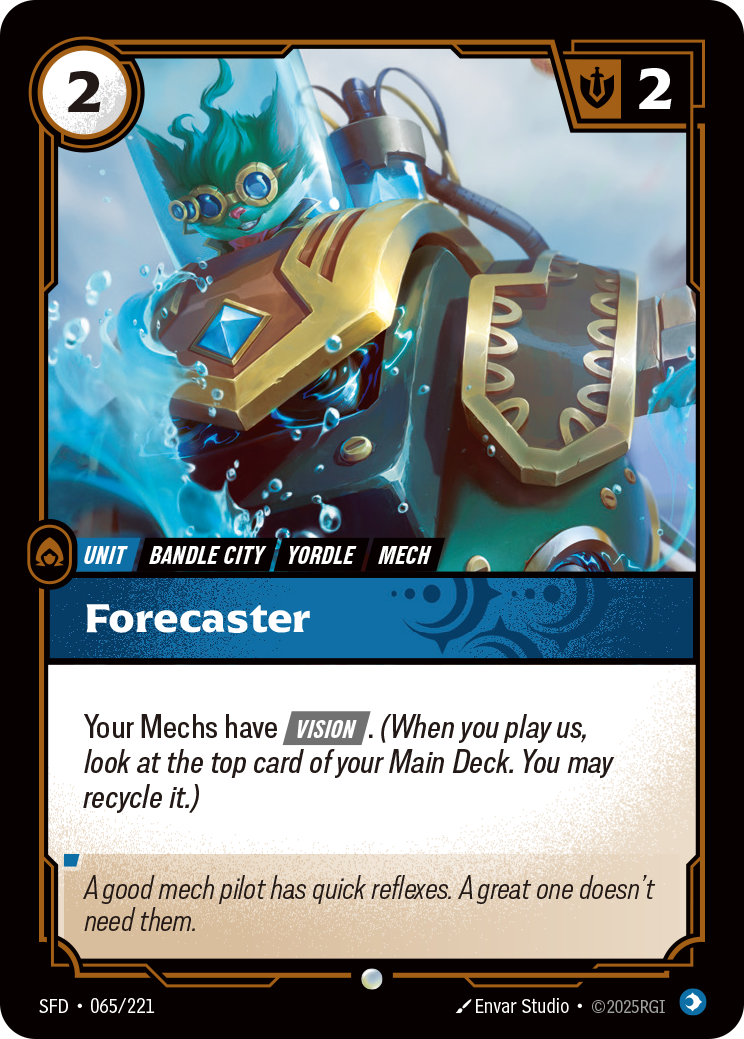 Forecaster SFD-065 Riftbound card