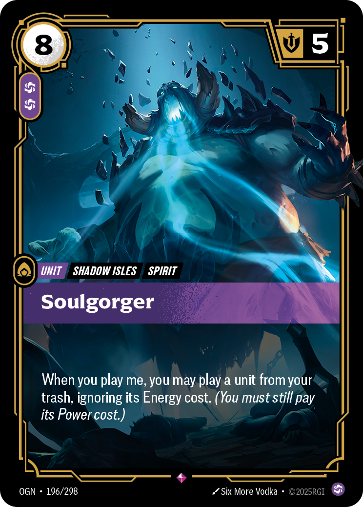 Soulgorger OGN-196 Riftbound card