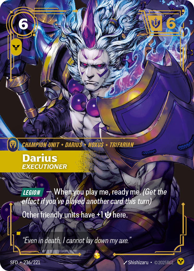 Darius, Executioner SFD-236 Riftbound card