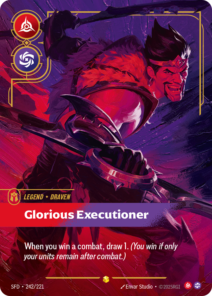 Glorious Executioner SFD-242 Riftbound card