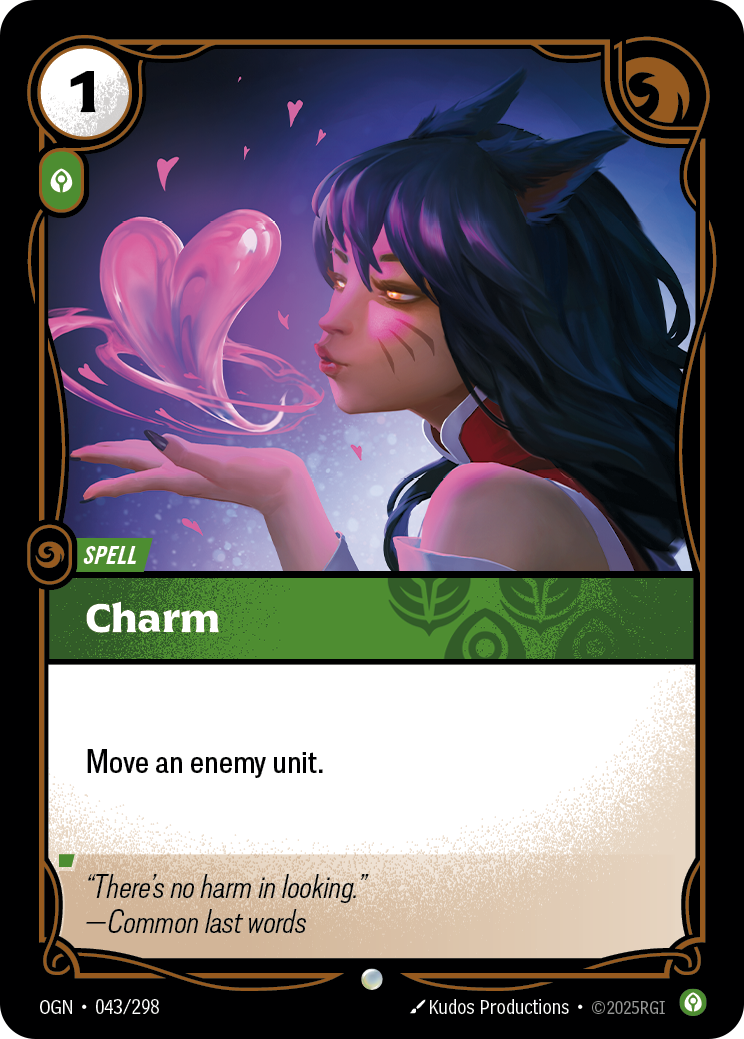Charm OGN-043 Riftbound card