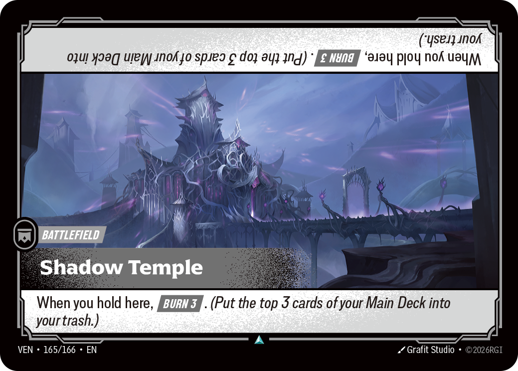 Shadow Temple VEN-165 Riftbound card