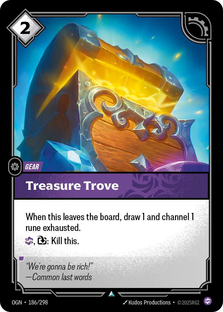 Treasure Trove OGN-186 Riftbound card