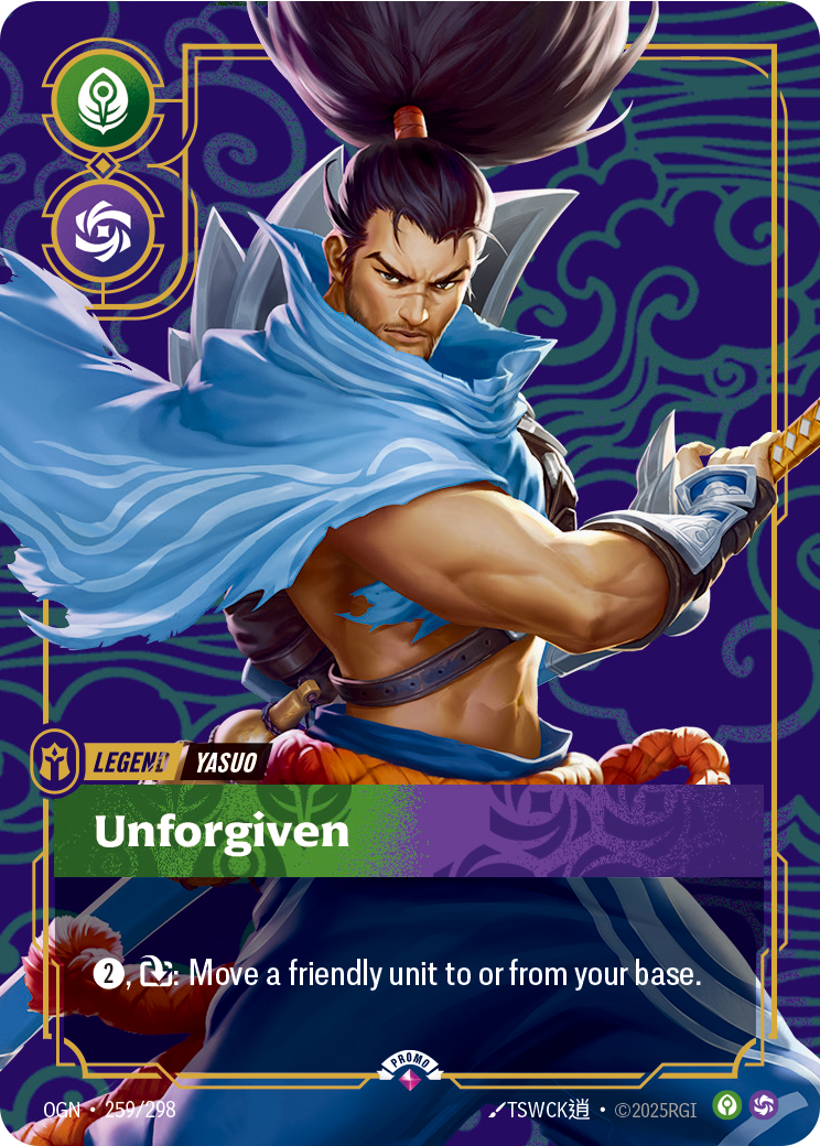 Unforgiven OGN-259 Riftbound card