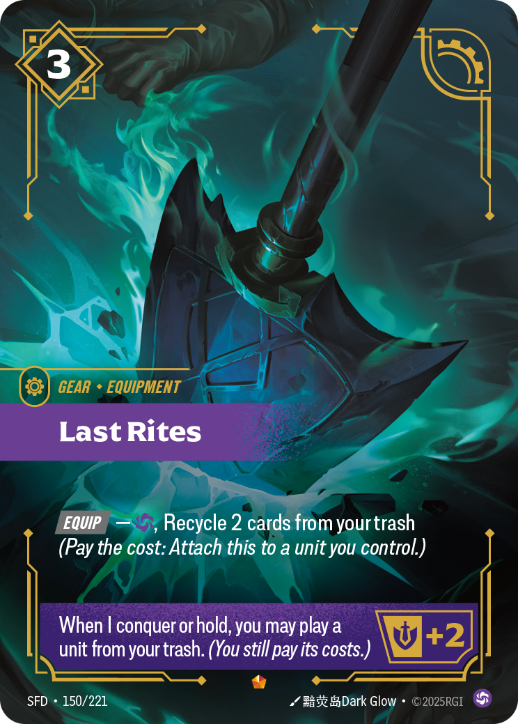 Last Rites SFD-150 Riftbound card