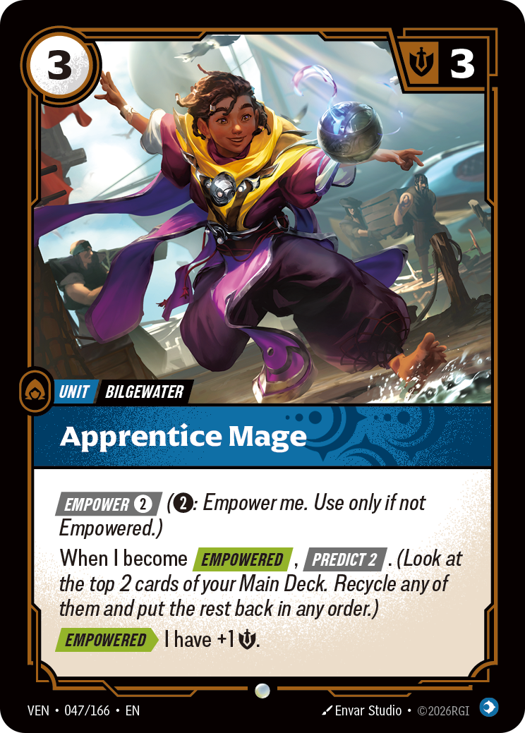 Apprentice Mage VEN-047 Riftbound card