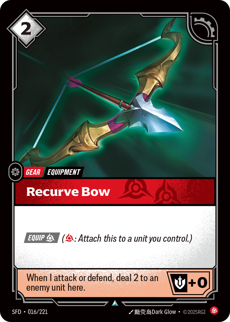 Recurve Bow SFD-016 Riftbound card