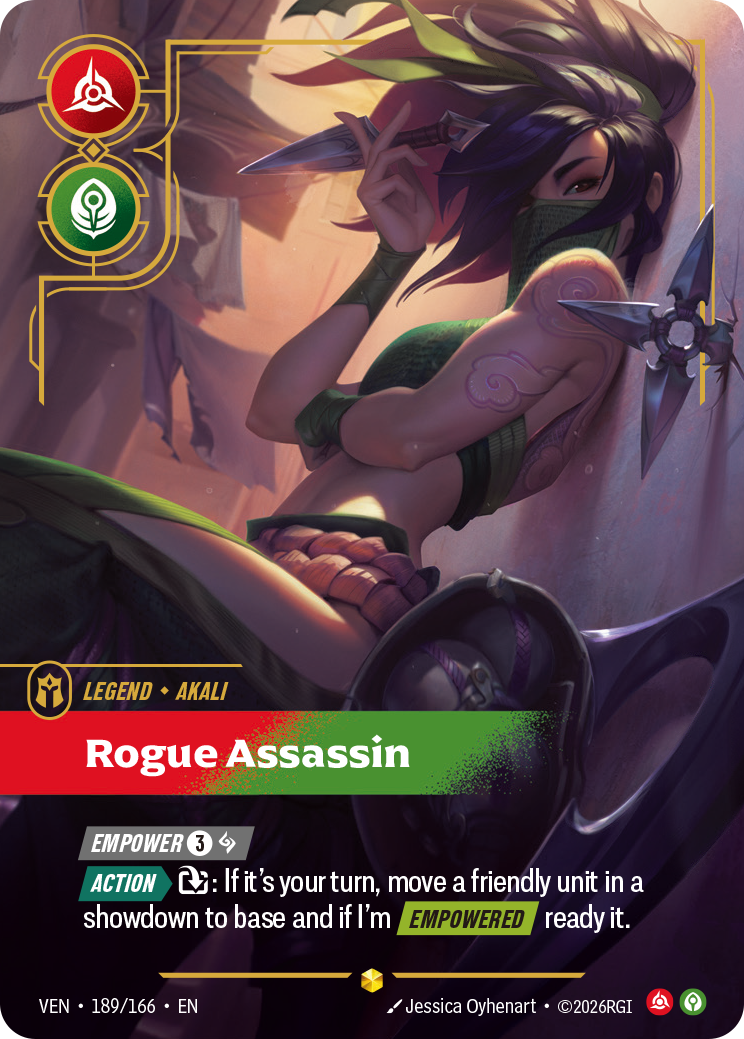 Rogue Assassin VEN-189 Riftbound card