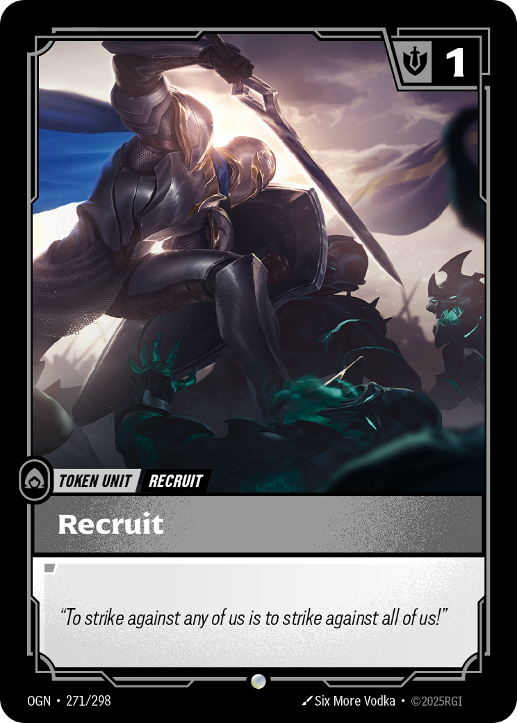 Recruit (DE) OGN-271 Riftbound card