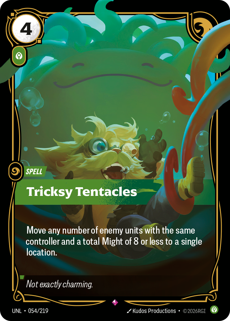 Tricksy Tentacles UNL-054 Riftbound card