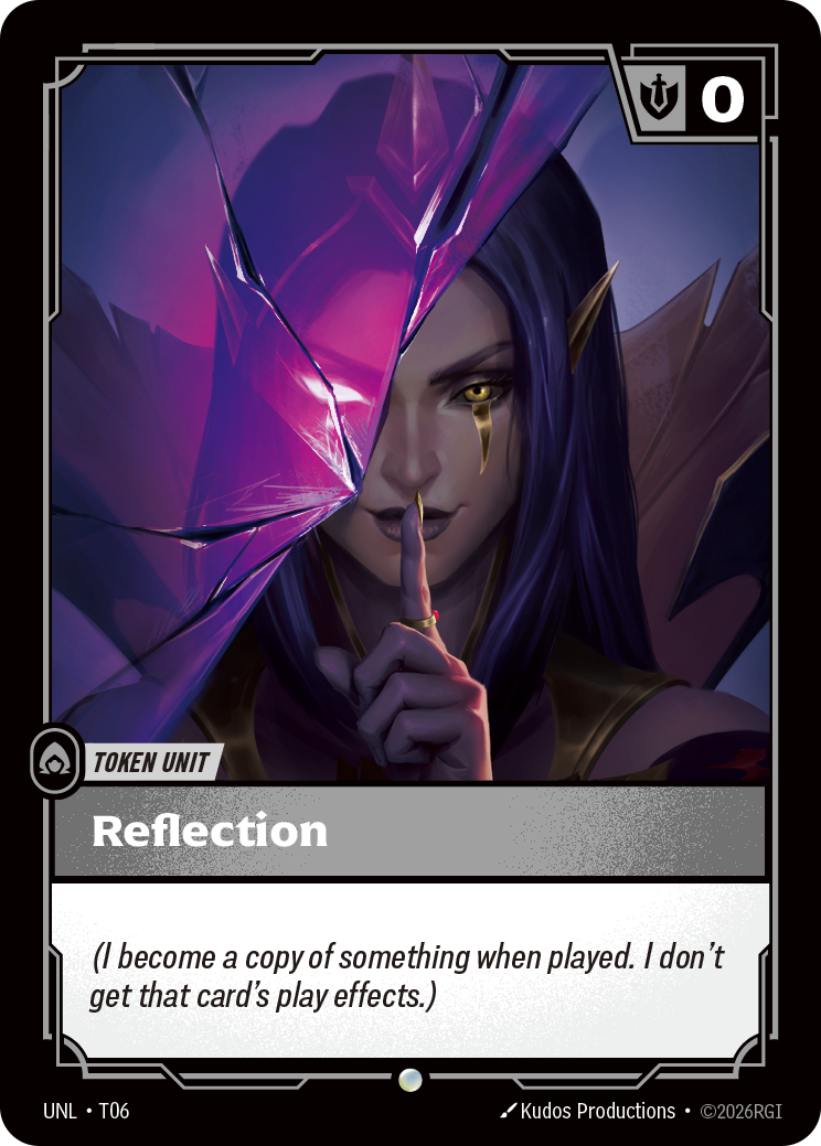 Reflection UNL-t06 Riftbound card