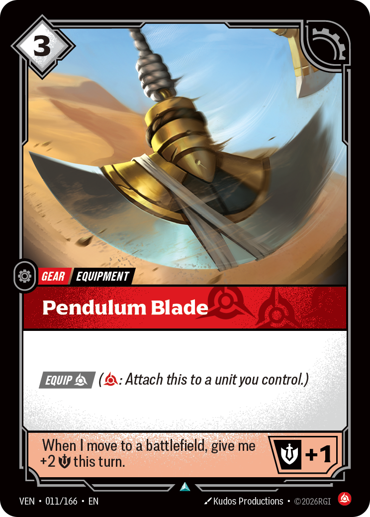 Pendulum Blade VEN-011 Riftbound card