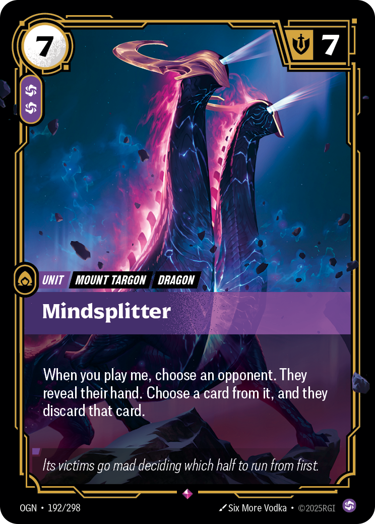 Mindsplitter OGN-192 Riftbound card