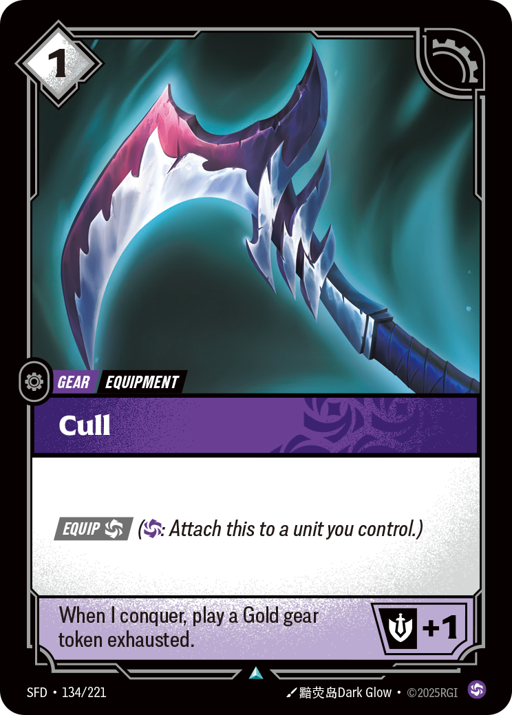 Cull SFD-134 Riftbound card