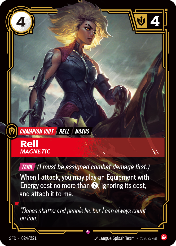 Rell, Magnetic SFD-024 Riftbound card