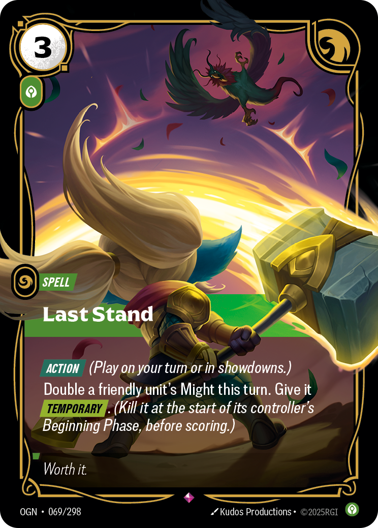 Last Stand OGN-069 Riftbound card