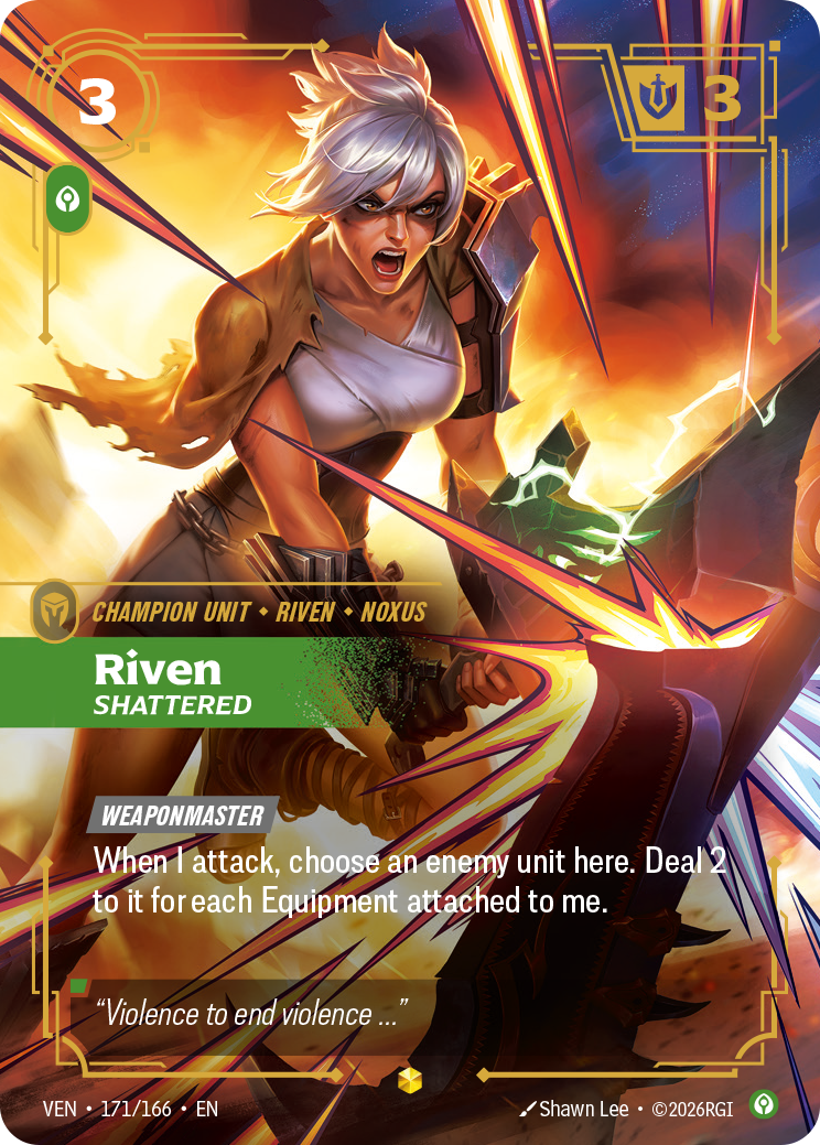 Riven, Shattered VEN-171 Riftbound card