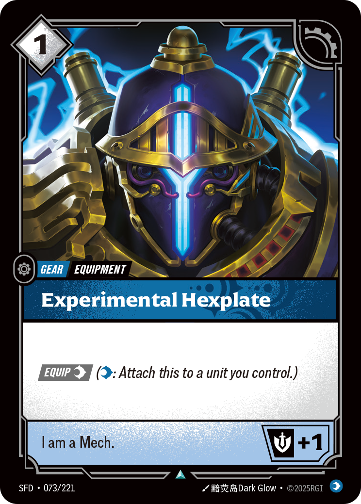 Experimental Hexplate SFD-073 Riftbound card
