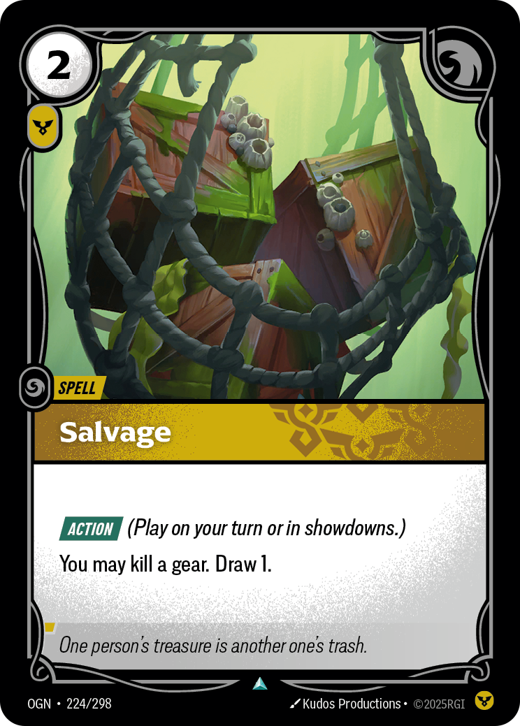 Salvage OGN-224 Riftbound card
