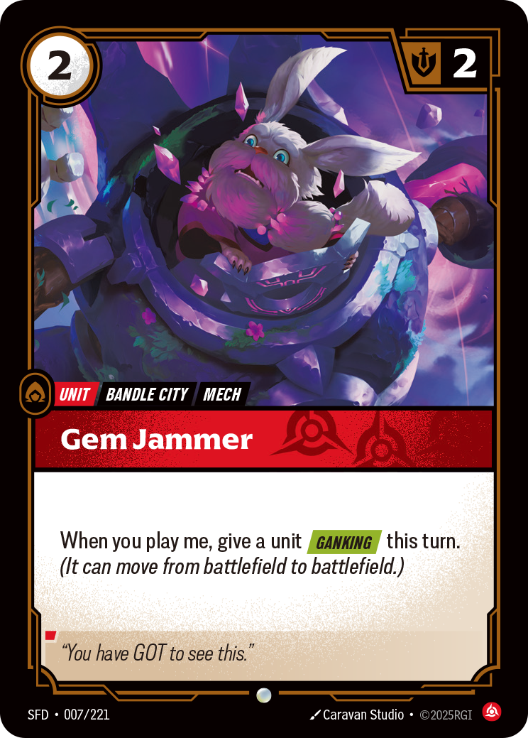 Gem Jammer SFD-007 Riftbound card