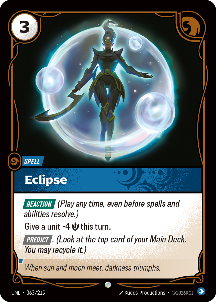 Eclipse UNL-063 Riftbound card