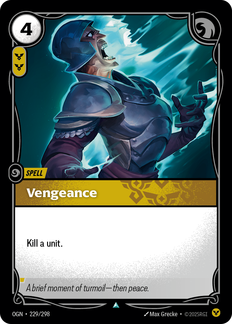 Vengeance OGN-229 Riftbound card