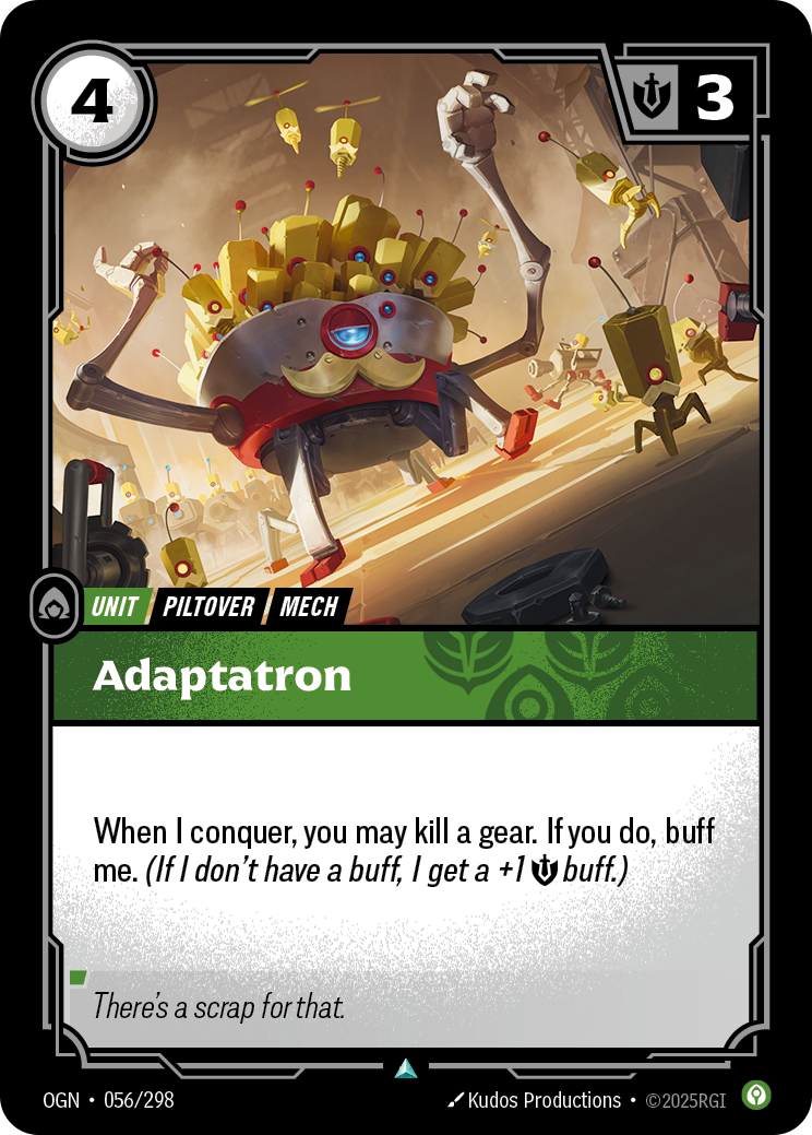 Adaptatron OGN-056 Riftbound card