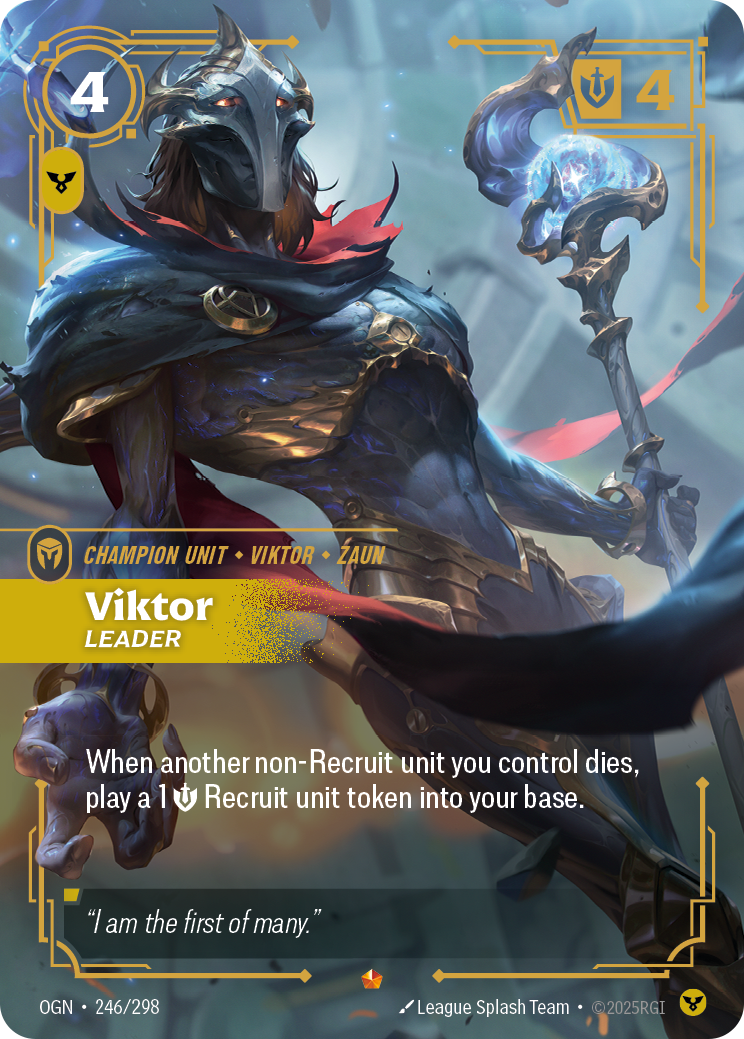 Viktor, Leader OGN-246 Riftbound card