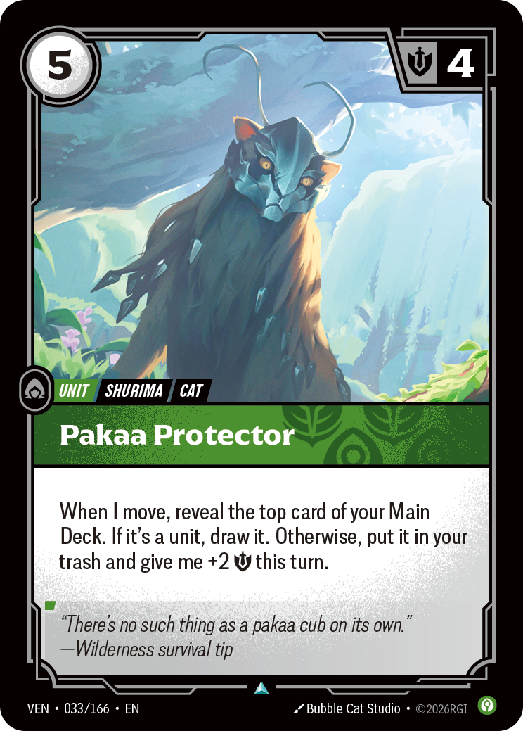 Pakaa Protector VEN-033 Riftbound card