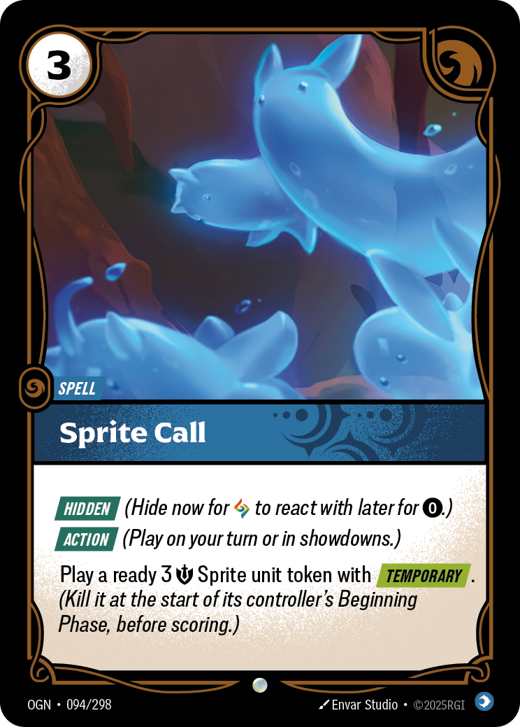 Sprite Call OGN-094 Riftbound card