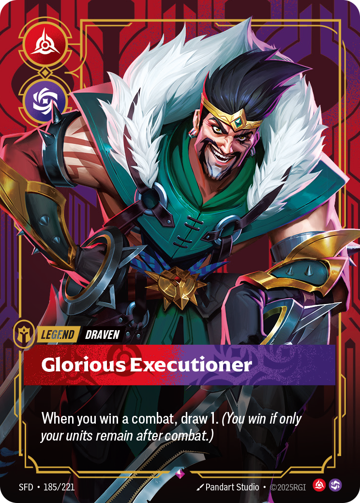 Glorious Executioner SFD-185 Riftbound card