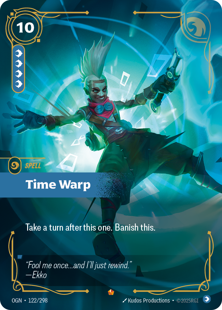 Time Warp OGN-122 Riftbound card