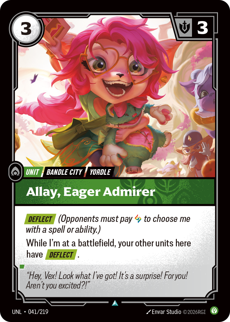 Allay, Eager Admirer UNL-041 Riftbound card