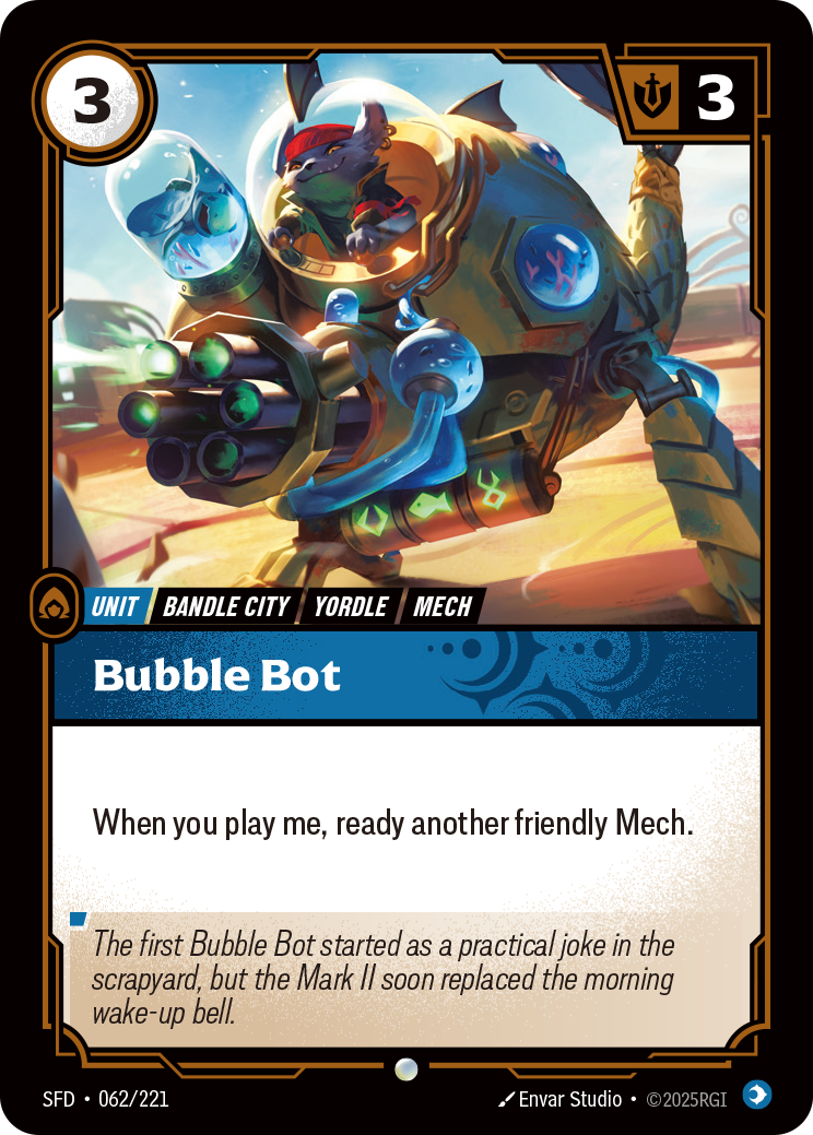 Bubble Bot SFD-062 Riftbound card