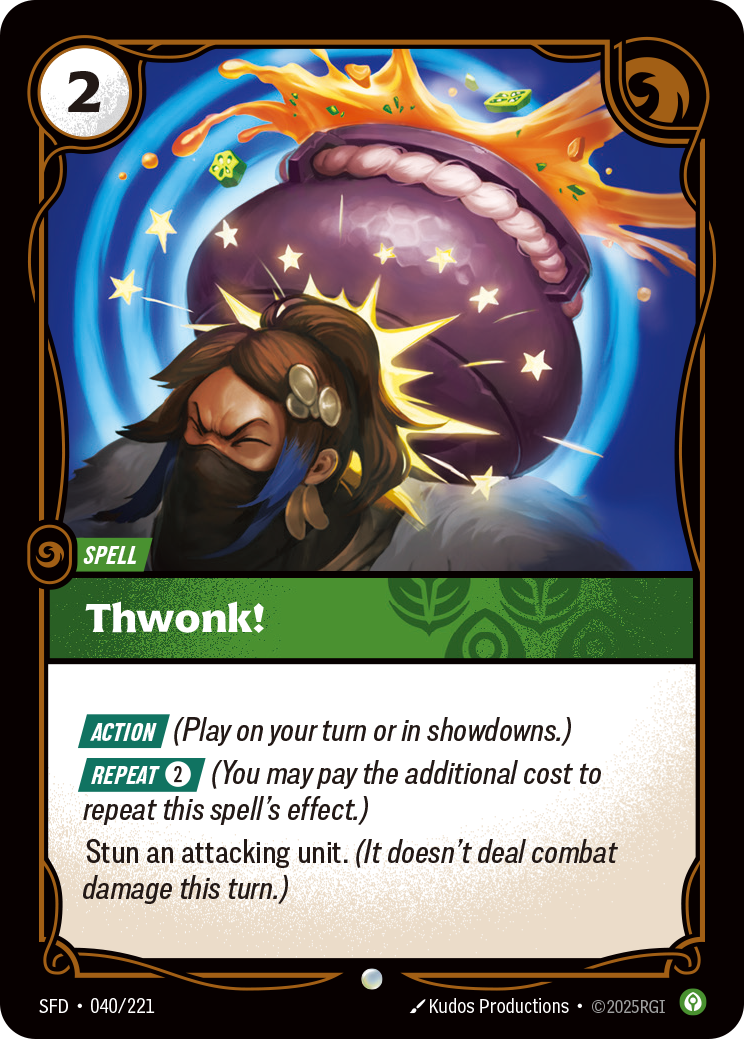 Thwonk! SFD-040 Riftbound card